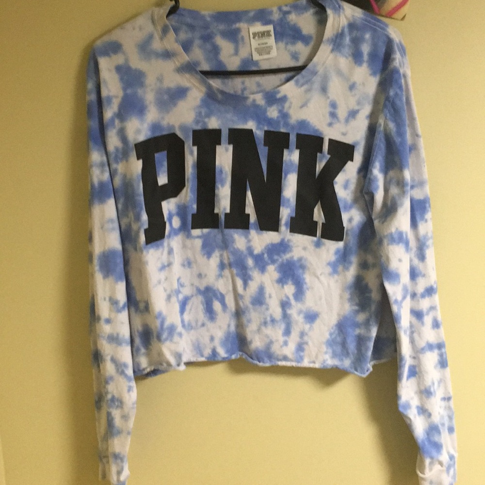 Pink tie dye long sleeve